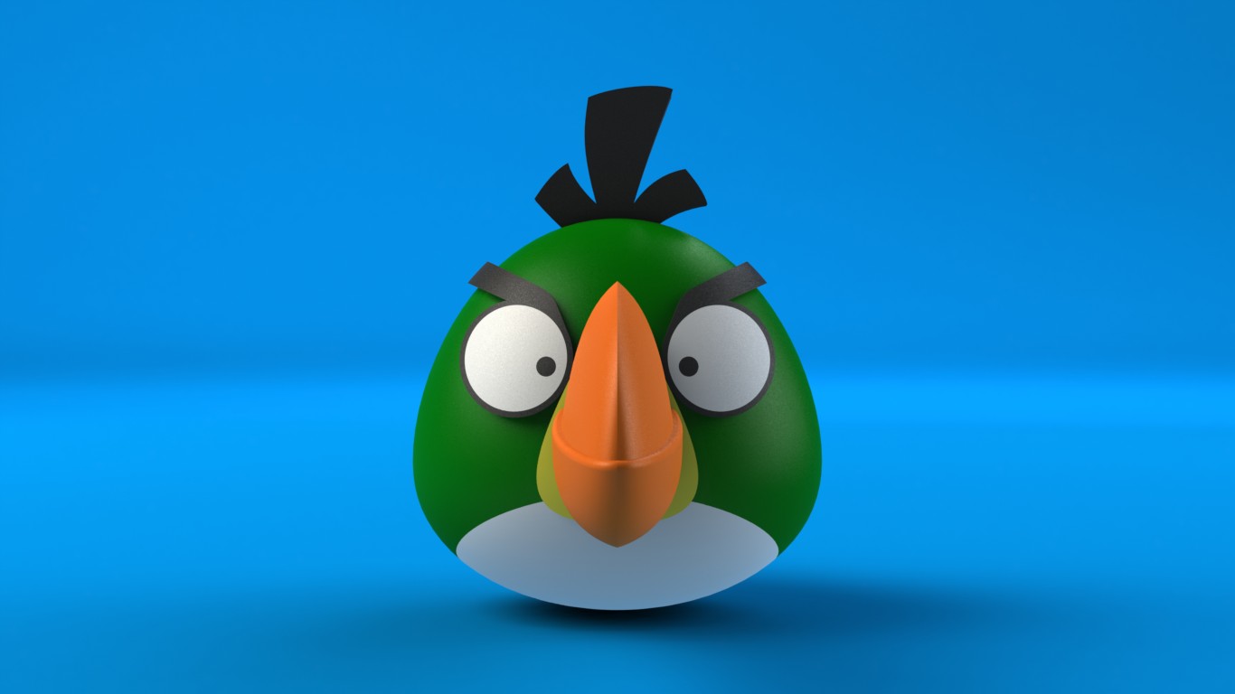 愤怒的小鸟+(绿色)